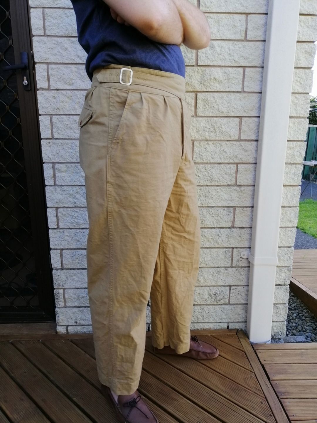 Customer photo review of British Army Gurkha Bermuda Pants - Khaki