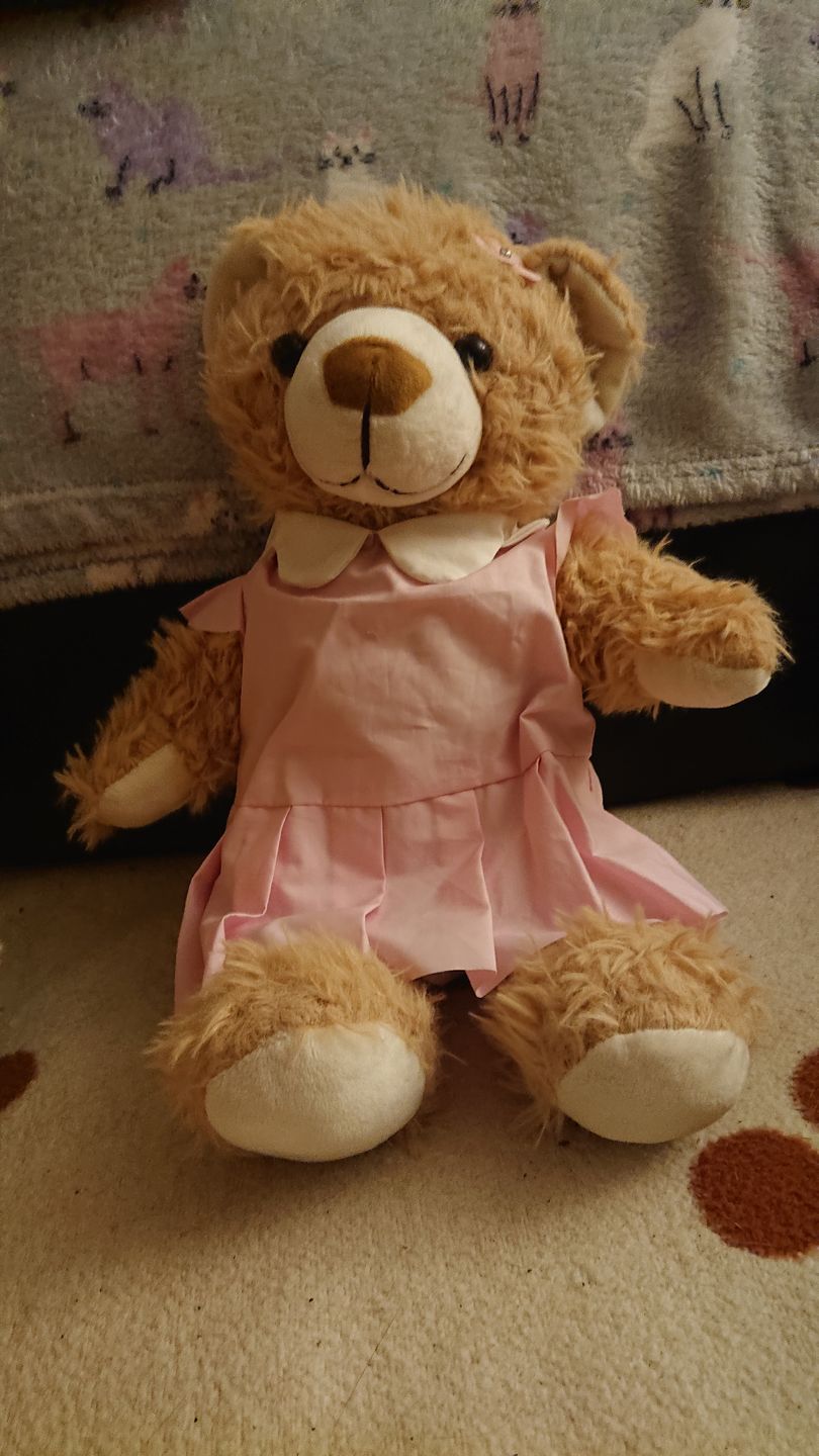 Customer photo review of Peggy The Girl Teddy Bear