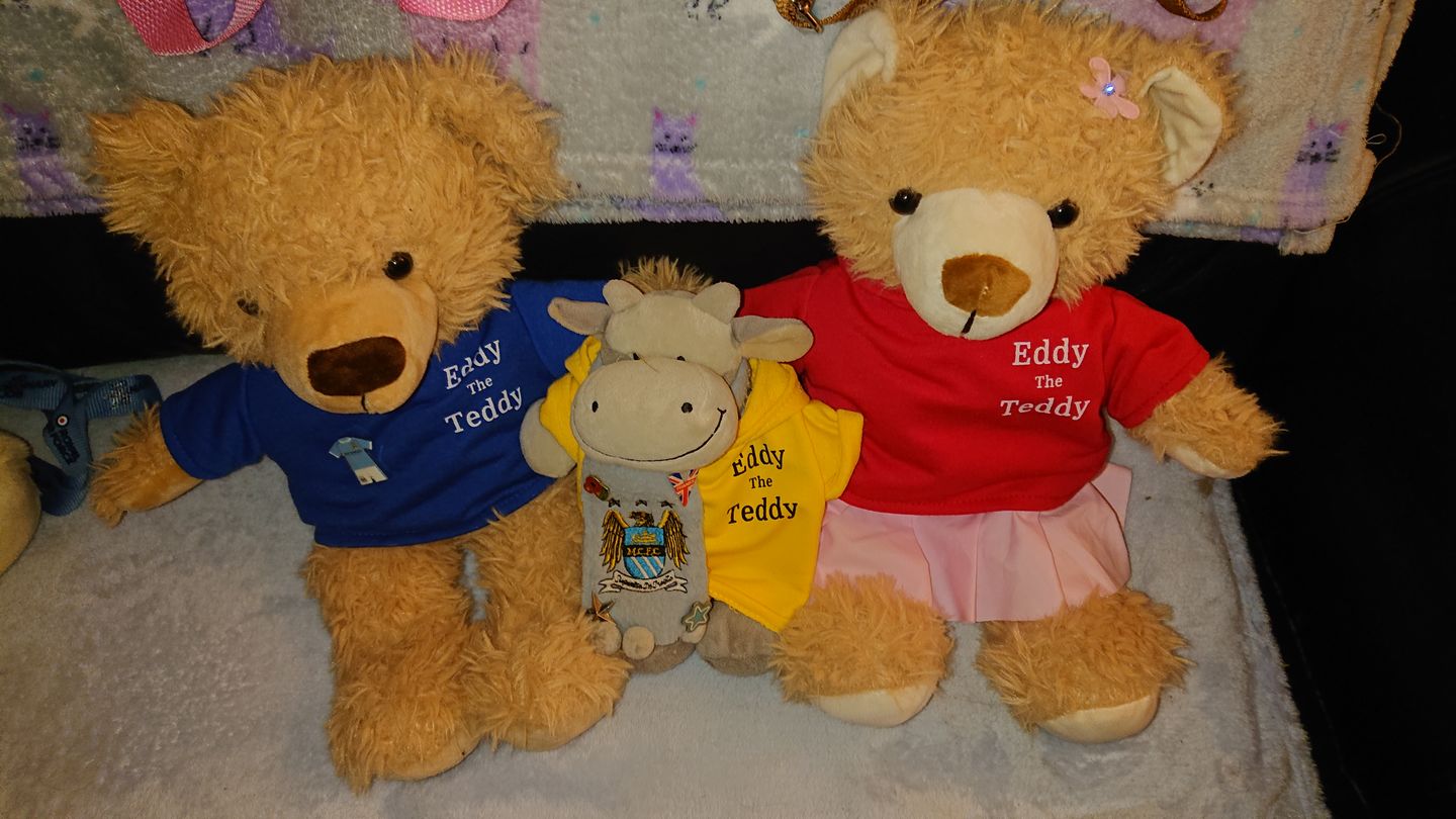Customer photo review of Eddy the Teddy Clothing (pack of 5)