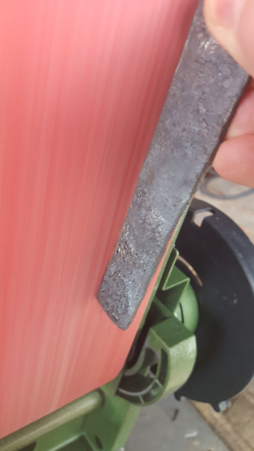 Customer photo review of 4" x 36" Sanding Belts for Profiling & Sharpening