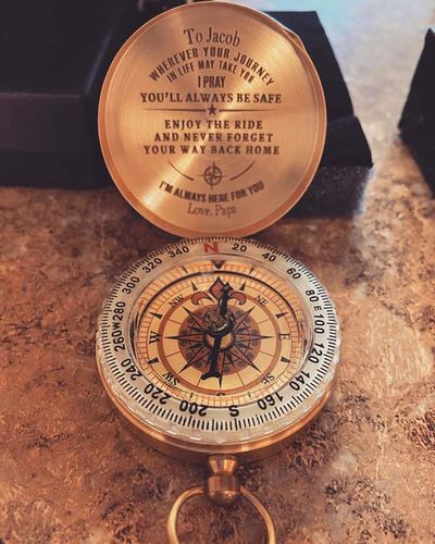 Customer photo review of Personalized Name - Pray You'll Always Be Safe - Compass