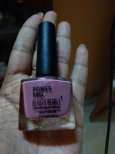 Customer photo review of Beauty People Power Pro Range Nail Polish 10ml