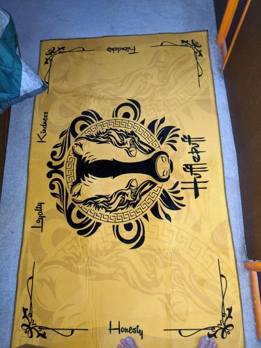 Customer photo review of Harry Potter Hufflepuff Rug