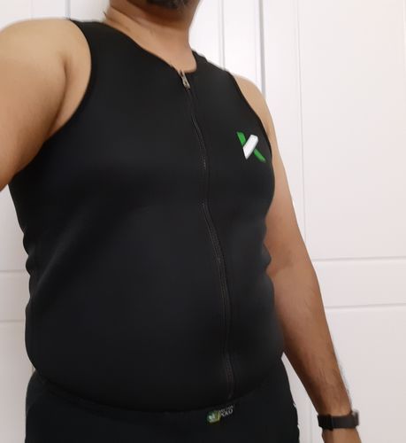 Customer photo review of Men's Zipper Neoprene Sauna Vest