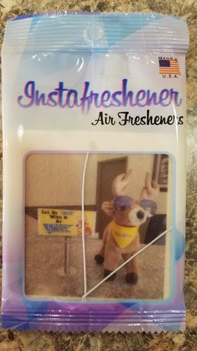 Customer photo review of Rounded Square Air Freshener