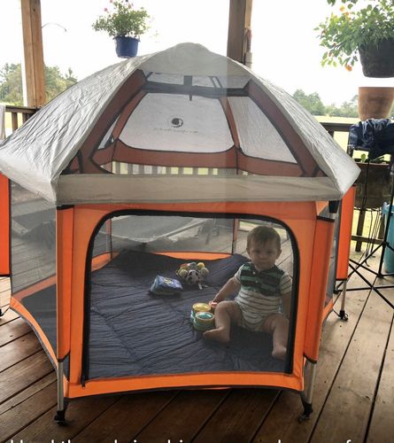 Customer photo review of Pop N' Go® Playpen