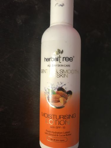 Customer photo review of Herbal Tree Moisturising Lotion with Almond & Cocoa Butter - SPF-15