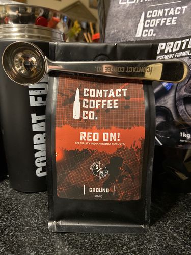 Customer photo review of Red On! Coffee