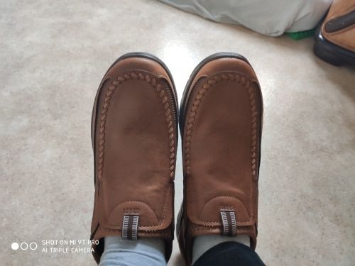 Customer photo review of Handmade Retro Leisure Casual Shoes