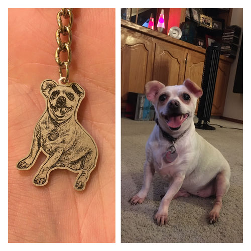 Customer photo review of Silvercut™ Keychain