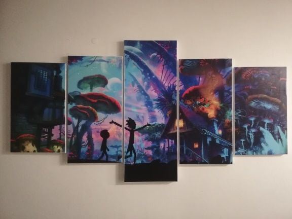 Customer photo review of Custom Canvas Prints | Decor Painting Wall Art Framed