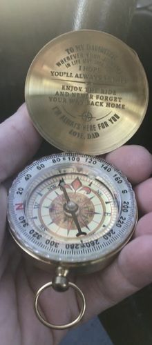 Customer photo review of Dad to Daughter - I Hope You'll Always Be Safe - Compass