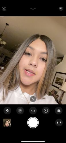 Customer photo review of Bella faux mink