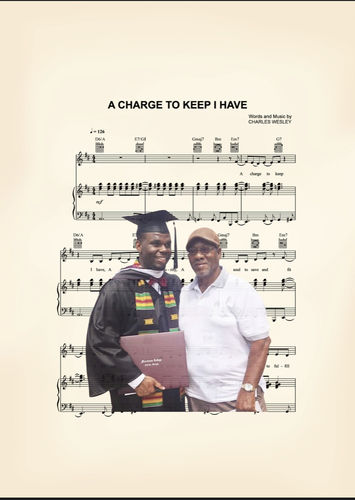 Customer photo review of Custom Wedding Gift / Anniversary Gift Sheet Music Wall Art