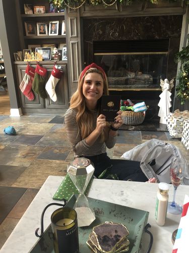 Customer photo review of RED JERSEY HEADBAND