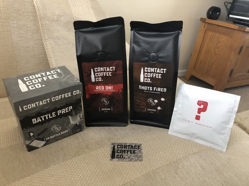 Customer photo review of Red On! Coffee