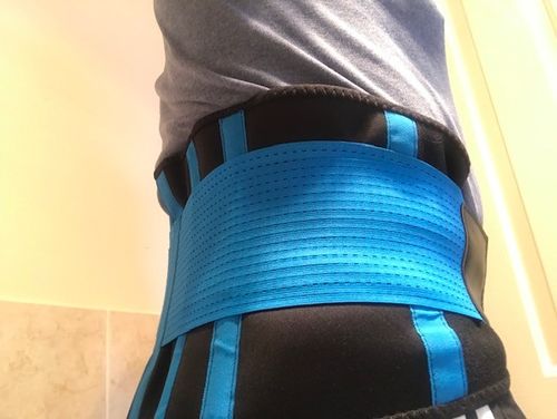 Customer photo review of Men's Hot Power Waist Shaper Belt