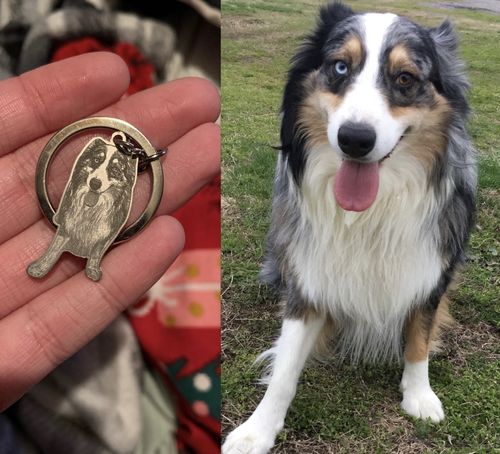 Customer photo review of Silvercut™ Keychain