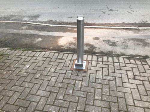 Customer photo review of S14-HD Telescopic Bollard
