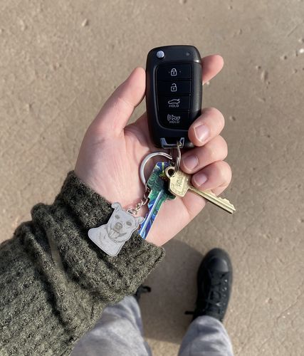 Customer photo review of Silvercut™ Keychain