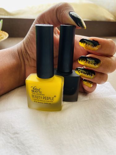 Customer photo review of Beauty People Velvet Matte Nail Polish