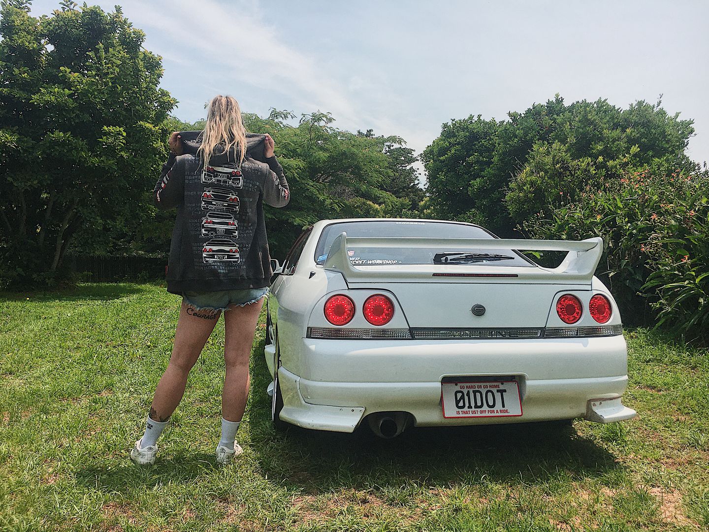 Customer photo review of Nissan Skyline GTR Womens Hoodie