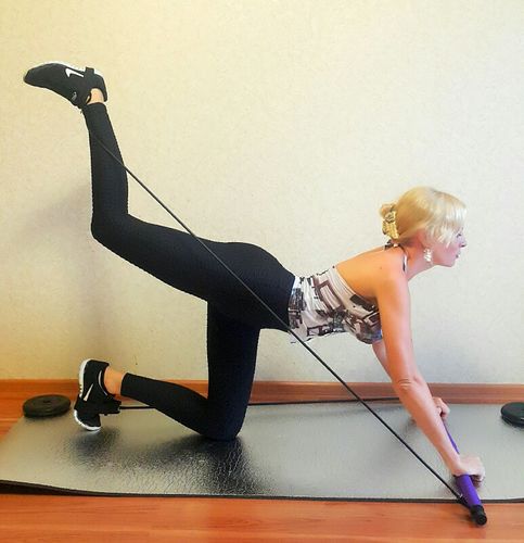 Customer photo review of BodyGrip® | Kit barre de traction Pilates