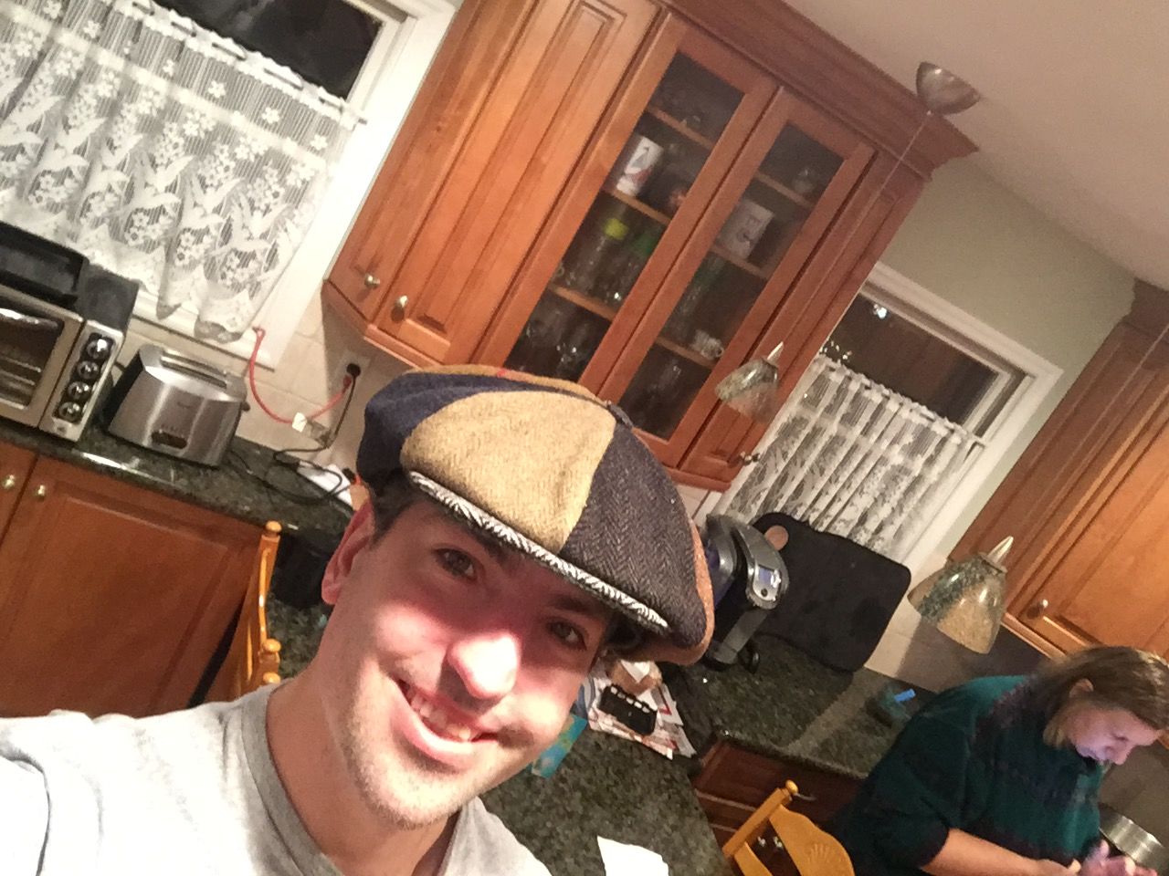 Customer photo review of Eight Piece Cap Patchwork Tweed
