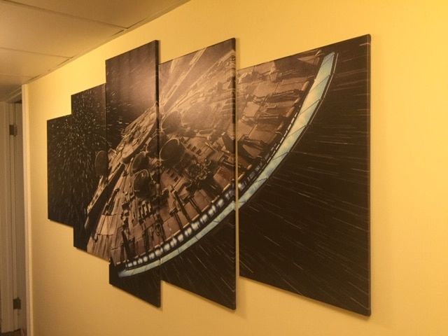 Customer photo review of Custom Canvas Prints | Decor Painting Wall Art Framed