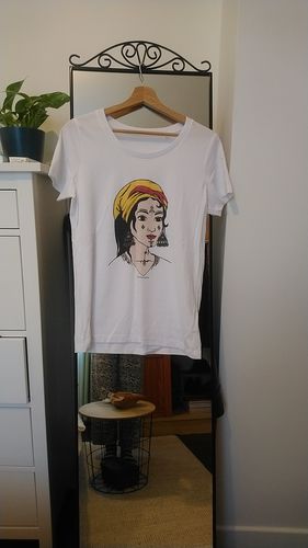 Customer photo review of T-shirt Femme Berbère - 100% Coton Bio - Made In France