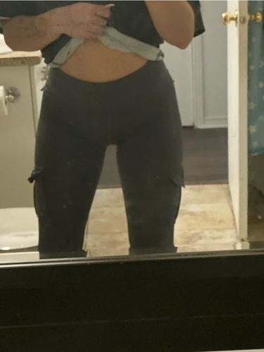 Customer photo review of Cargo Leggings mit Taschen