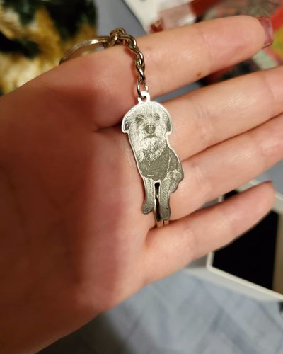 Customer photo review of Silvercut™ Keychain