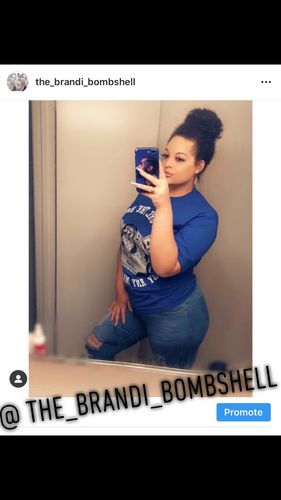 Customer photo review of Secure The Bag - Royal Blue T-Shirt
