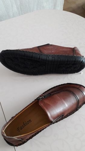 Customer photo review of Casual Split Leather Loafers