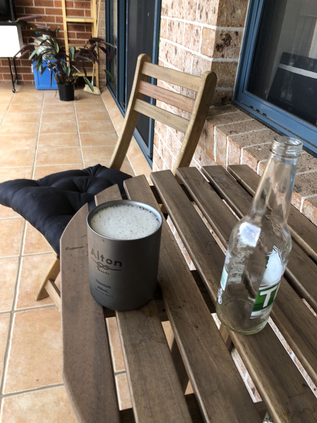 Customer photo review of Titanium Double-Wall Mug 450mL
