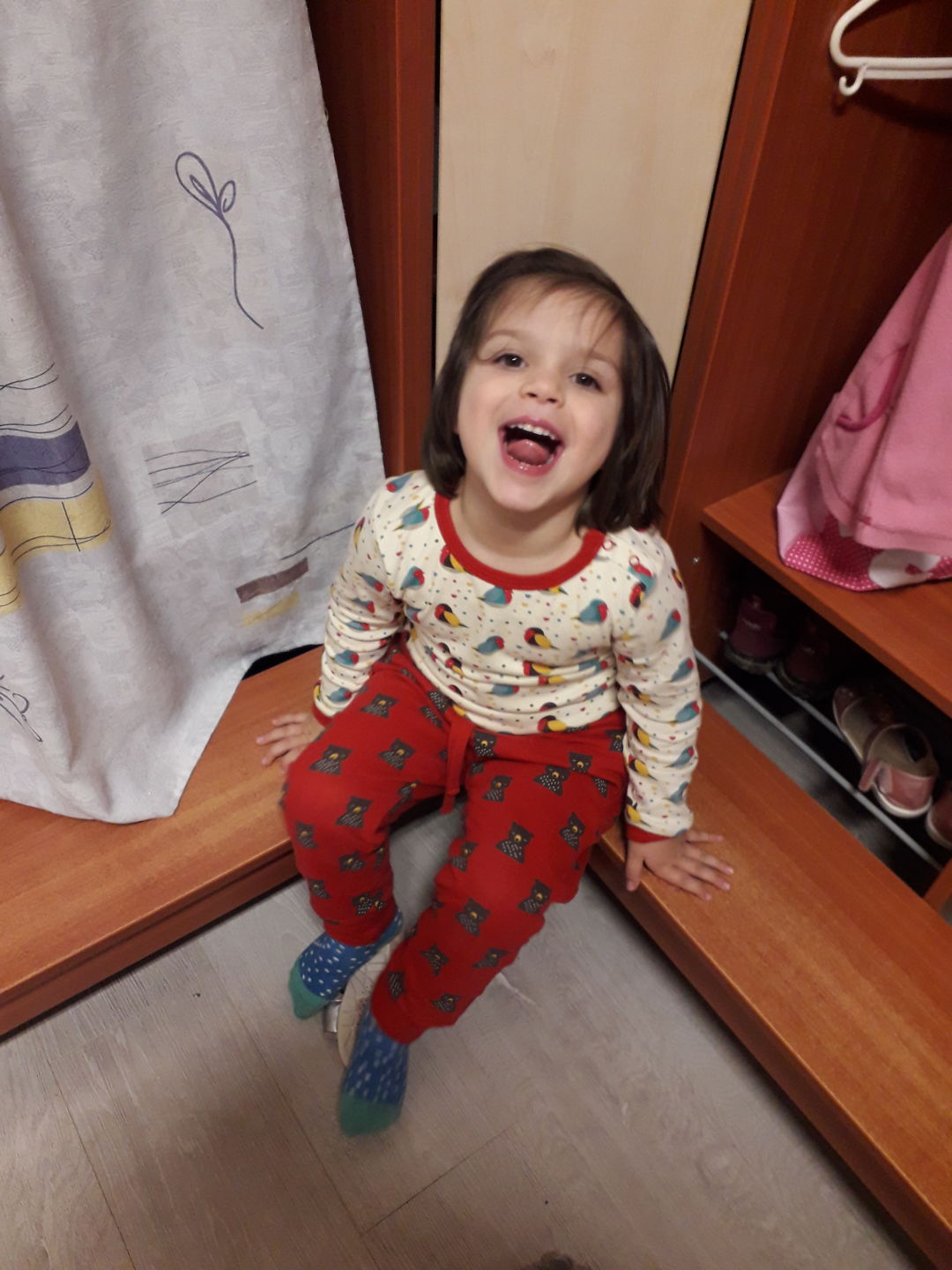 Customer photo review of Rainbow Robins Long Sleeve Tee