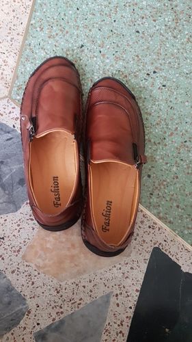 Customer photo review of Casual Split Leather Loafers
