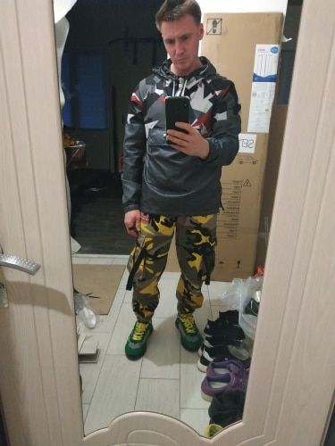 Customer photo review of Street Fashion Breathable Mesh Sneaker