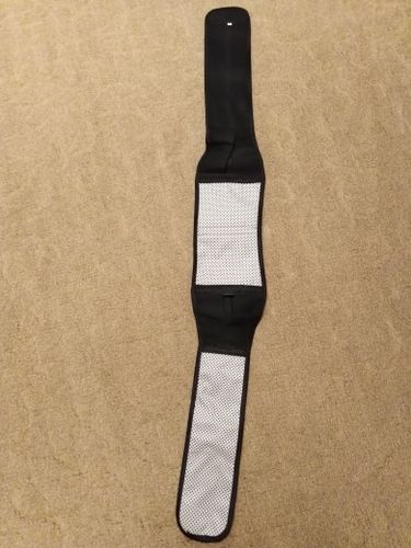 Customer photo review of Adjustable Tourmaline Self-heating Magnetic Therapy Waist Belt Lumbar Support Back Waist Support Brace
