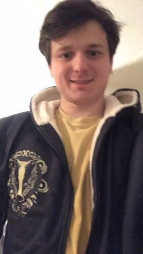 Customer photo review of Harry Potter Hufflepuff Sherpa Hoodie HPSH001
