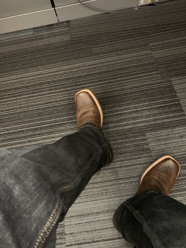 Customer photo review of Ariat® Men's Relentless Advantage Banker Brown Boots 10025122