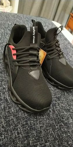 Customer photo review of Steel Toe Cap Safety Work Shoes