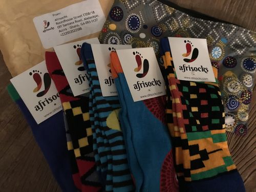 Customer photo review of The New Afrisocks Collection