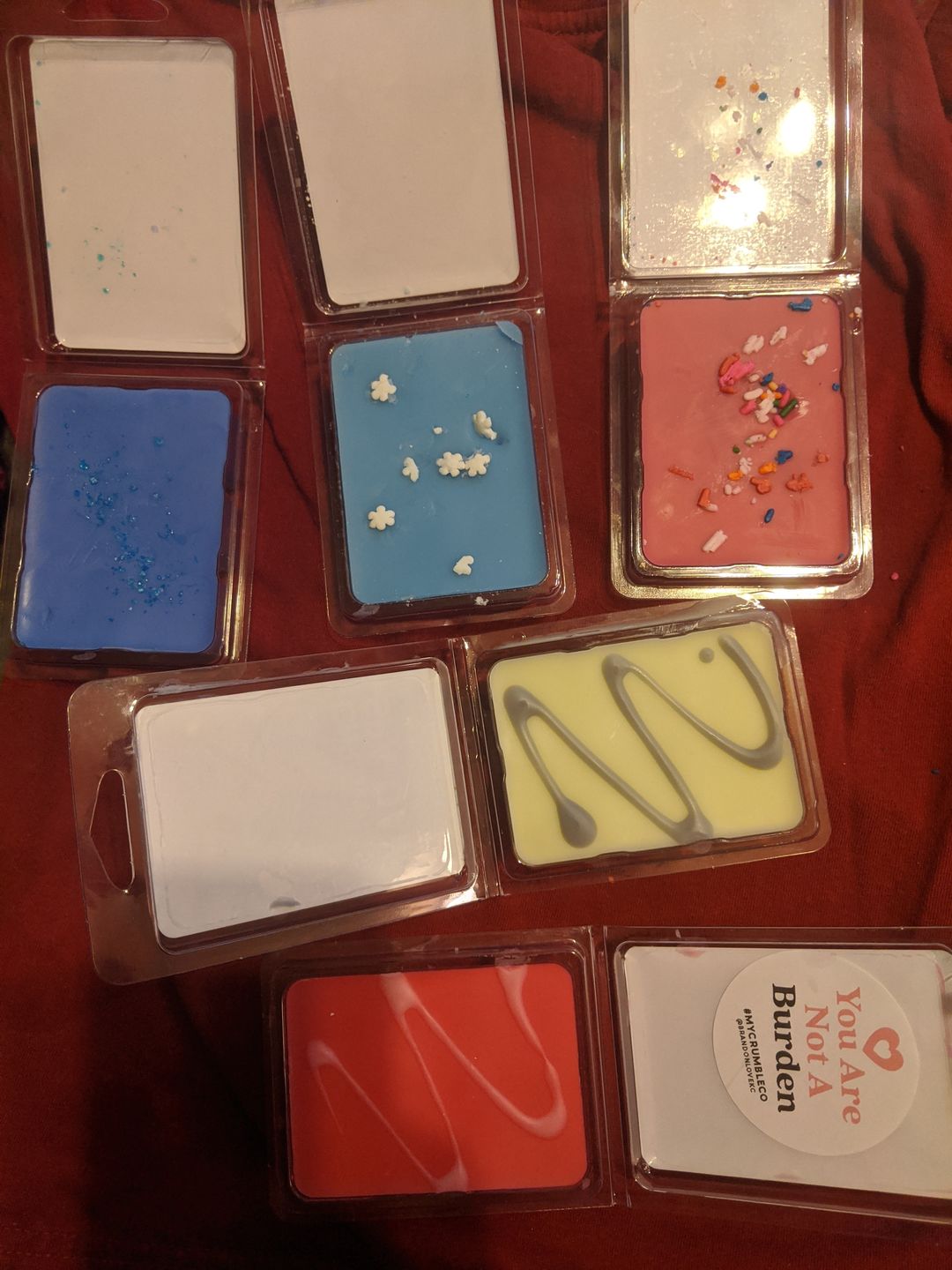 Customer photo review of Fairy Dust Wax Melts