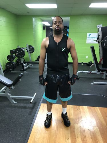 Customer photo review of Men's Zipper Neoprene Sauna Vest