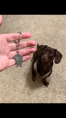 Customer photo review of Silvercut™ Keychain
