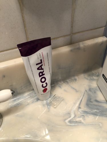 Customer photo review of Limited Offer - Try Coral All-Natural Toothpaste FREE