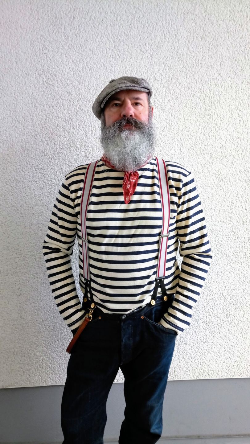 Customer photo review of Breton Stripe Long Sleeve T-Shirt