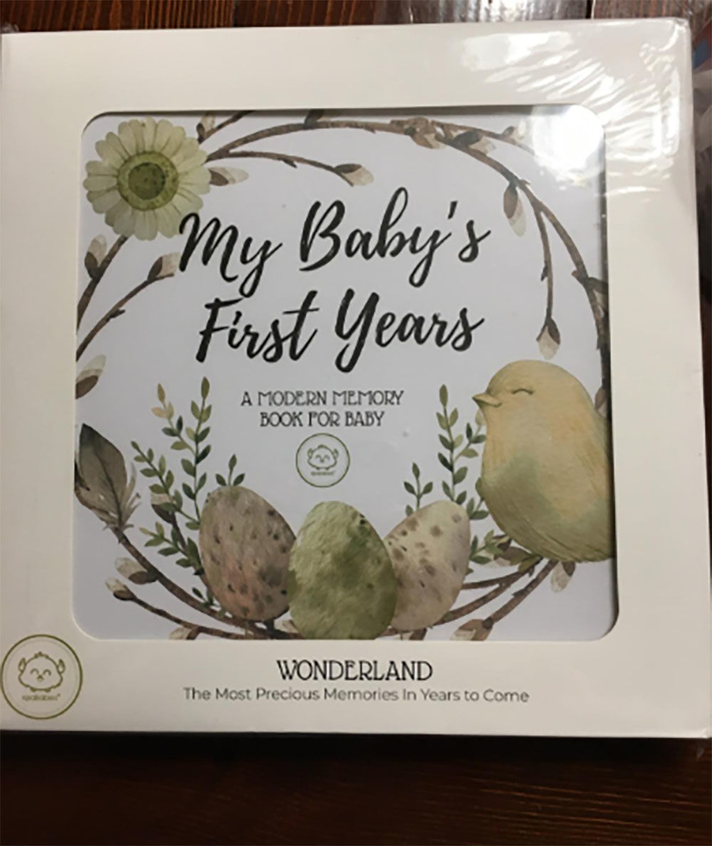 Customer photo review of Baby First Years Memory Book
