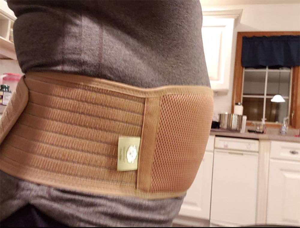Customer photo review of Pregnancy Belly Support Belt